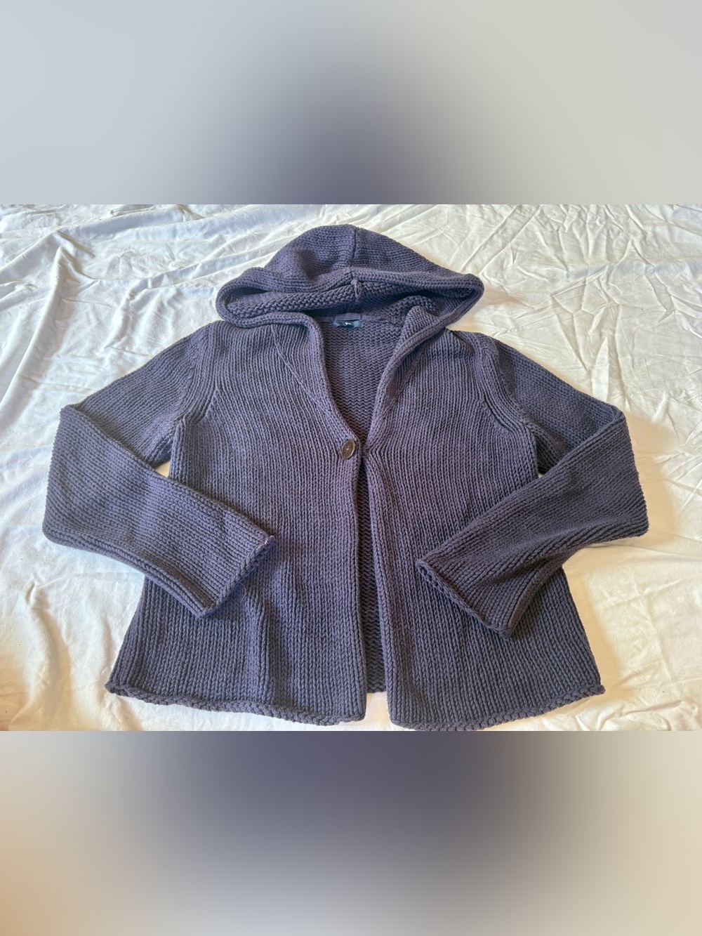 GAP Hooded Knit Cardigan